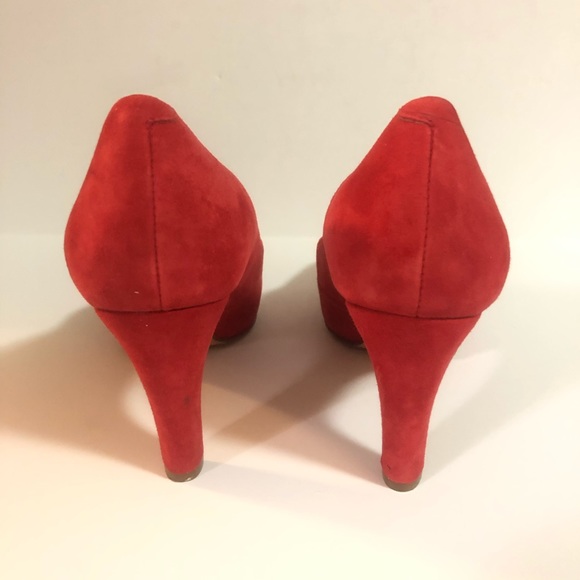 Red suede pumps unisa - Picture 3 of 5